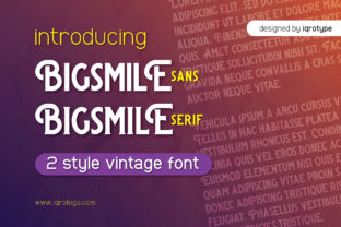 Bigsmile: A Versatile Display Font for Editorial Design
