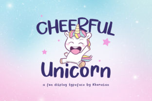 Cheerful Unicorn: A Joyful Display Font for Makers