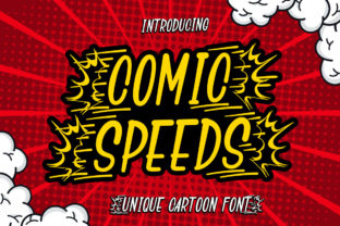 Comic Speeds: A Fun Display Font for Cartoon Campaigns