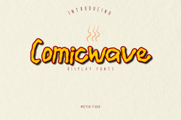 Comicwave: The Fun Display Font for Bold Campaigns