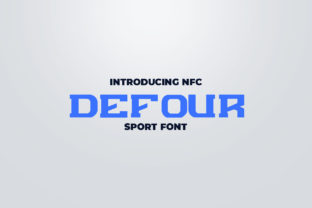 Defour: A Dynamic Display Font for Bold Campaigns