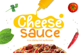 Designing with Cheese Sauce: A Cheerful Display Font for Brands