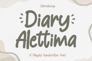 Diary Alettima Font Review for Playful Campaigns