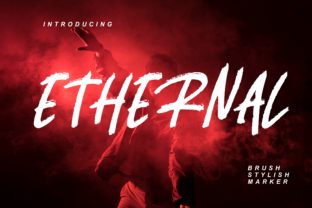 Ethernal: A Handwritten Display Font for Modern Editorial Design