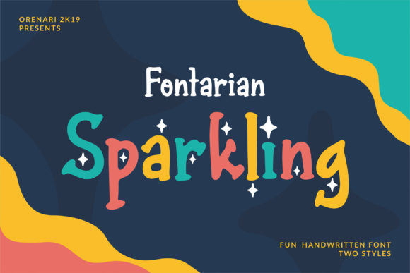 Fontarian Sparkling: A Fun Handwriting Font for Makers