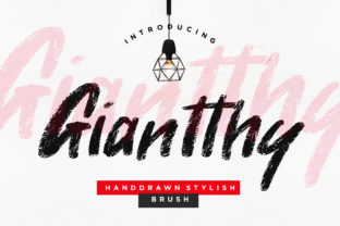 Giantthy Font Review: A Bold Brush for Modern Design