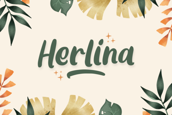 Herlina: A Smooth Display Font for Elegant Branding