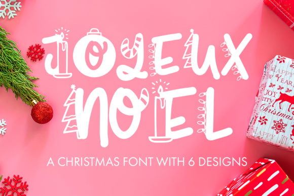 Joyeux Noel: A Festive Display Font for Holiday Publishing