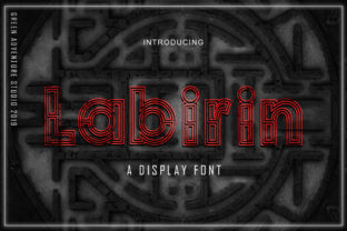 Labirin Font Review: A Bold Display Typeface for Brands