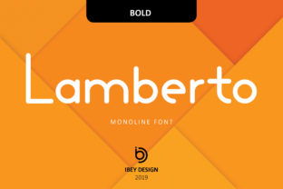 Lamberto Bold: The Monoline Display Font for Modern Brands