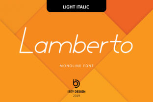 Lamberto Light Italic: A Modern Display Font Review