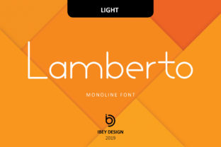 Lamberto Light: The Monoline Display Font for Modern Brands