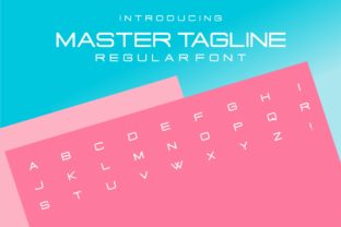 Master Tagline: A Sweet Display Font for Makers