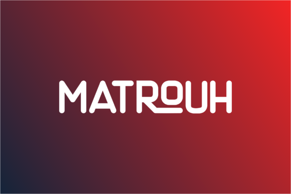 Matrouh: A Bold Display Font for Modern Editorial Design