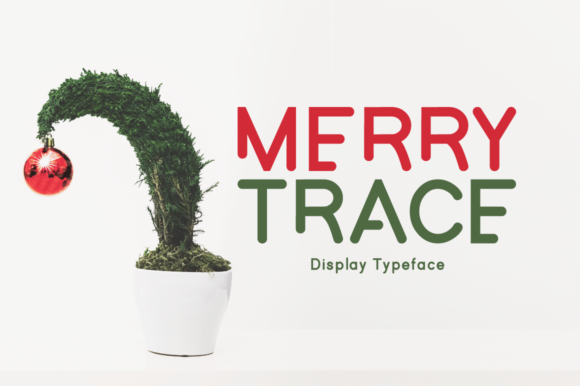 Merry Trace: A Modern Display Font for Festive Web Design