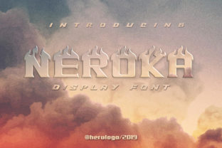 Neroka: A Fiery Display Font for Bold Branding
