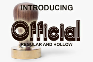Official: A Retro 3D Display Font for Bold Branding