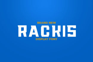 Rackis: The Modern Display Font for Bold Sports Logos