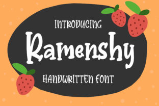 Ramenshy Font Review: A Whimsical Display for Creative Projects