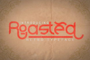 Roasted: A Retro Display Font for Bold Campaigns