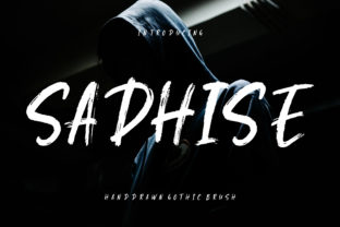 Sadhise: A Gothic Brush Font for Editorial Design