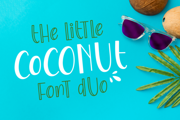 The Little Coconut: A Tropical Display Font for Branding