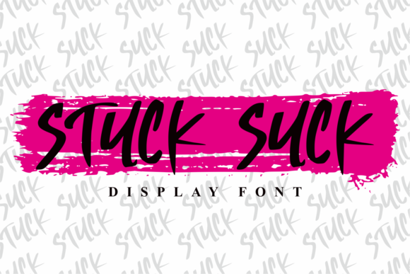 Using Stuck Suck for Bold Branding and Display Fonts