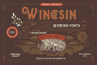 Wincosin: A Vintage Display Font for Your Brand